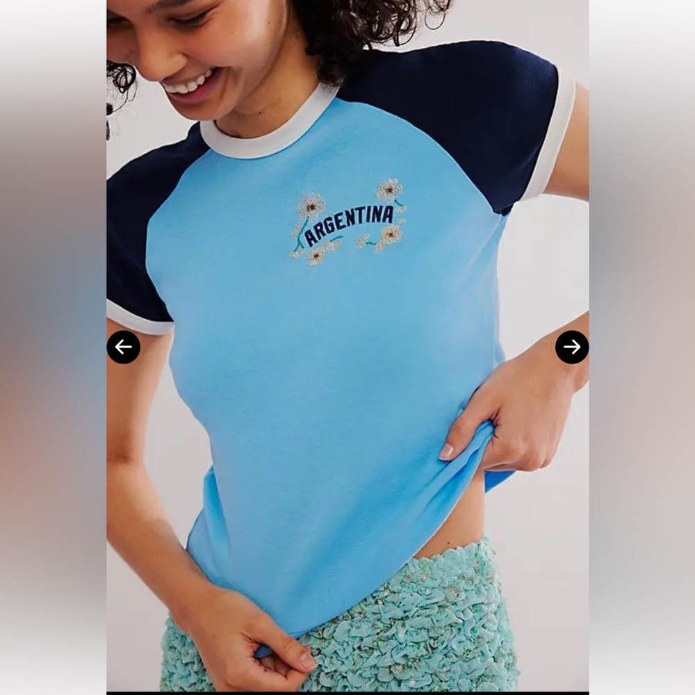 RAGABOND Embroidered National Sport Tee - Argentina